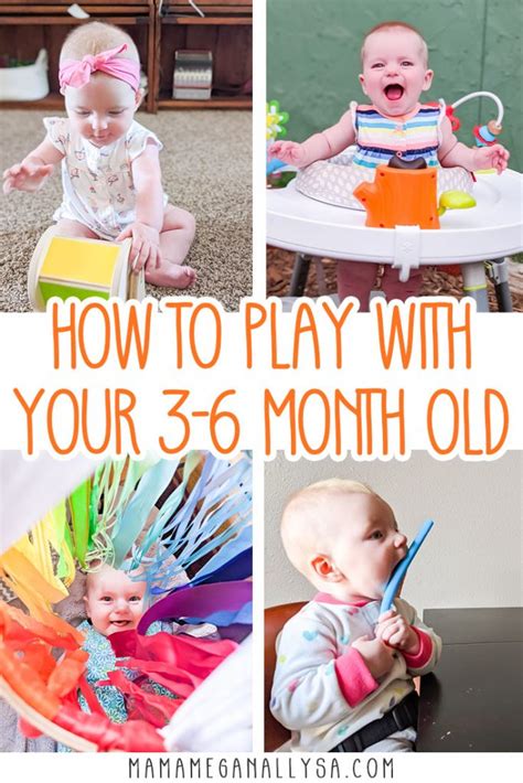 15 Easy Ideas for 3 - 6 Month Old Playtime - MamaMeganAllysa