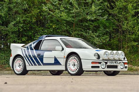 Golden Group B era Ford RS200 for sale with Silverstone Auctions