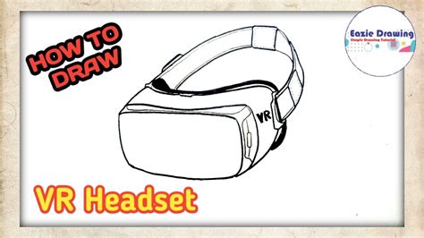 How to Draw VR Headset - YouTube