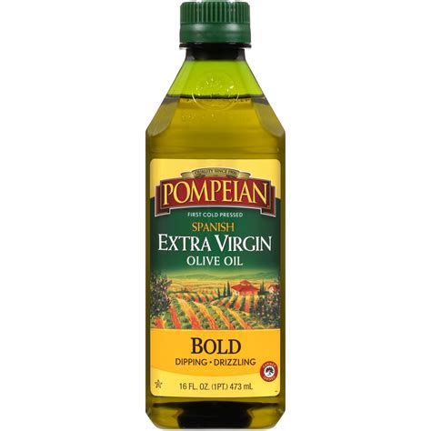 Pompeian Spanish Bold Extra Virgin Olive Oil, 16 fl oz - Walmart.com ...