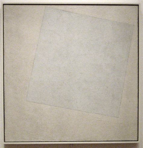 File:Kazimir Malevich - 'Suprematist Composition- White on White', oil ...