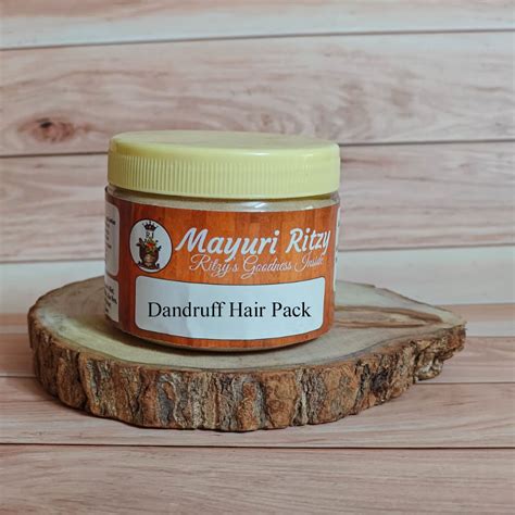 Dandruff Hair Pack with Neem, Tulsi, Curry Leaf, Arappu – 100 grams – Mayuri Ritzy