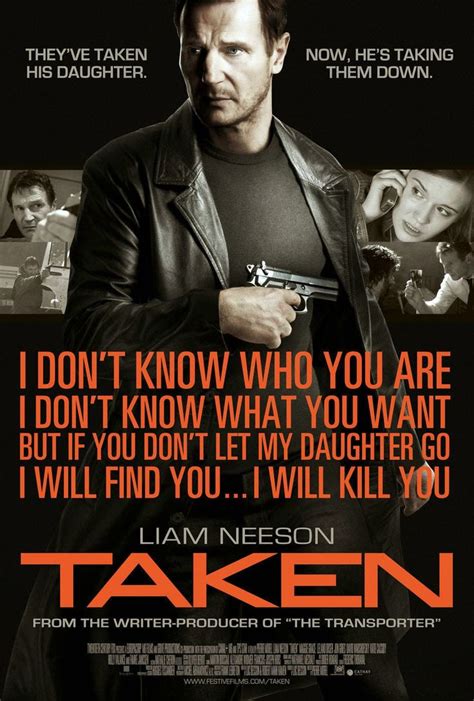 Taken (Movie) | Favorite movie quotes, Movies, Movies worth watching