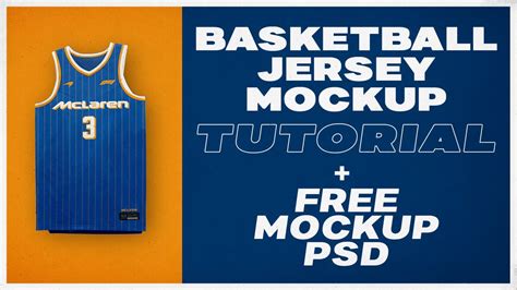 Basketball Jersey Mockup - Photoshop Tutorial + FREE MOCKUP PSD - YouTube