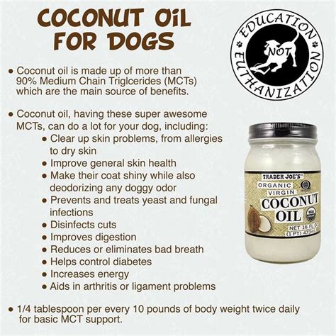 Coconut Oil for dogs | Remedies | Pinterest | For dogs, The o'jays and Coconut