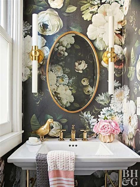 30 Stylish Ways To Use Floral Wallpaper In Your Home - DigsDigs