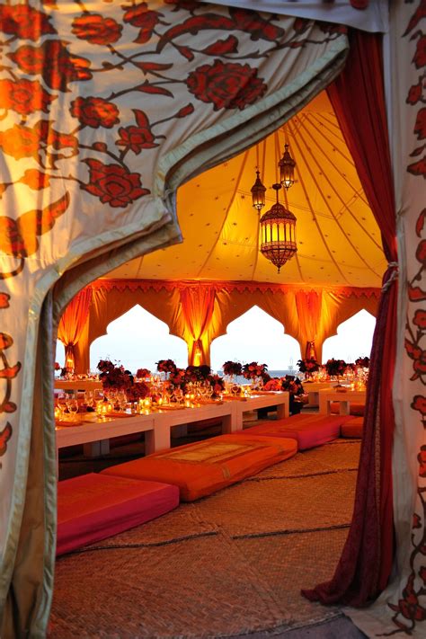 Pin by Marianne Nelson on Cuixmala Moroccan Parties | Moroccan tent, Tent design, Arabian tent