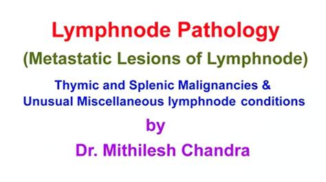 #8. Lecture Videos on Lymph Node Pathology for Beginners - pathlete.org