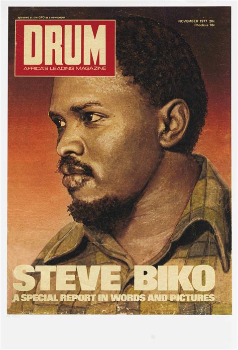 Steve Biko, poster by Drum Magazine | Strauss & Co