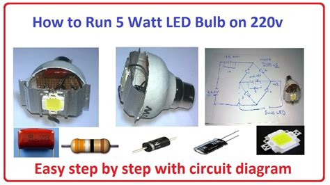 Led Light Bulb Diagram