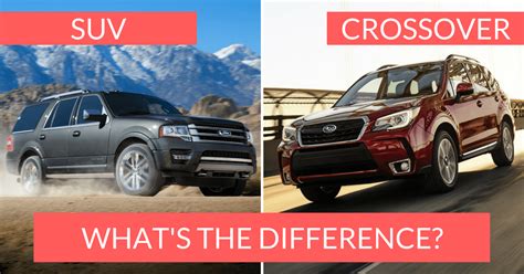 What Is The Difference Between A Crossover And An Suv Outstanding Cars ...