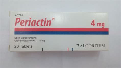 Periactin Tablet 4 Mg 20's