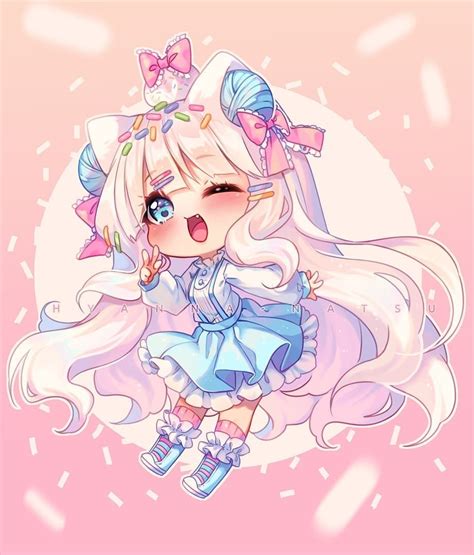 Hyanshading chibi commission for Shimmer5O 🍬 • • • Look at this cutie ...