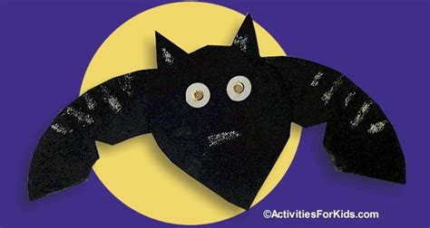 Paper Plate Bat Easy Halloween Craft for Kids of All Ages