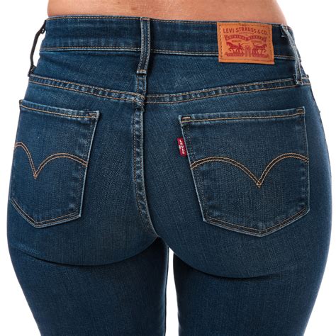 Buy Levis Womens 712 Slim Indigo Mirage Jeans in | Get The Label