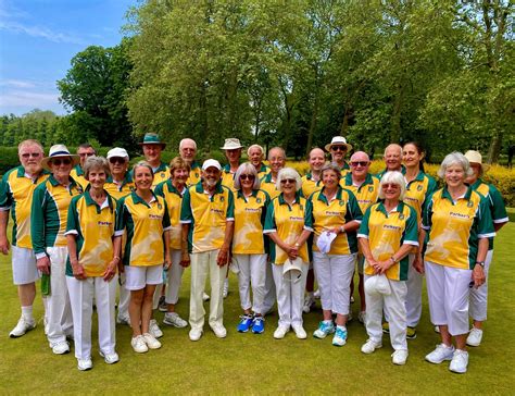 Bowls club thriving in colourful new shirts