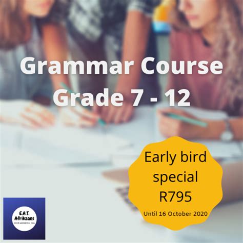 Afrikaans Grammar Course (Gr. 7 – 12) – EAT Afrikaans