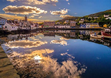 Tarbert Harbour at Sunset, Mull of Kintyre | Places in scotland, Visit scotland, Cool places to ...