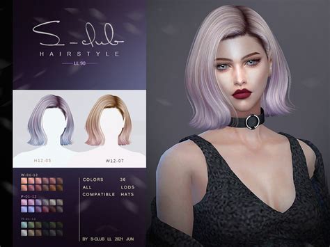 The Sims Resource - Short hair for female