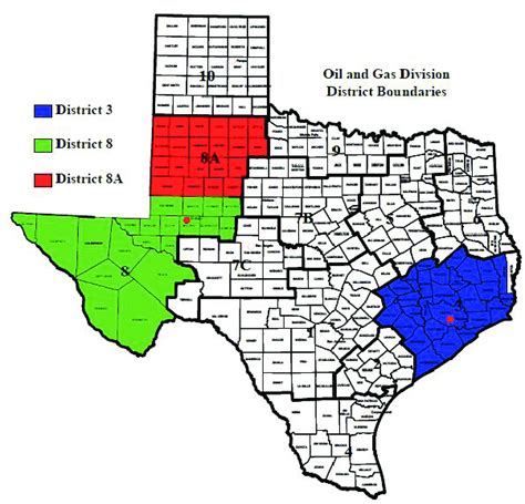 Texas Rrc District Map