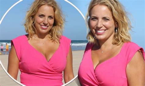 Jasmine Harman: A Place in The Sun presenter exposes bra in cleavage ...