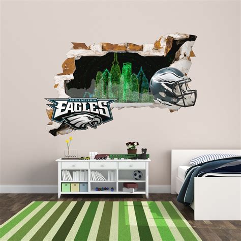 Philadelphia Eagles Wall Sticker Decal-3D Design-Vinyl Home | Etsy