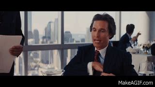 Wolf Of Wallstreet Matthew McConaughey [FULL SCENE] on Make a GIF