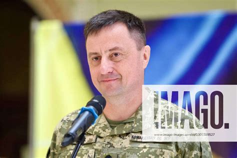 KYIV, UKRAINE - AUGUST 4, 2023 - Commander of the Air Forces of the Armed Forces of Ukraine, Hero