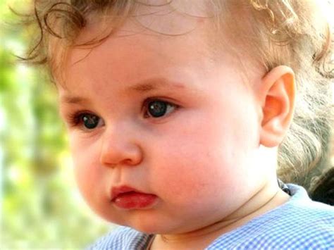 Cute Little Baby Boy With Blue Eyes HD Wallpaper | Cute Little Babies