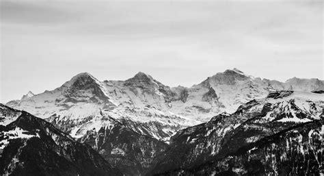 Mountains With White Snow · Free Stock Photo