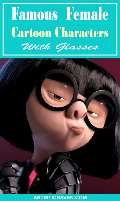 20 Famous Female Cartoon Characters With Glasses | Female cartoon characters, Female cartoon ...