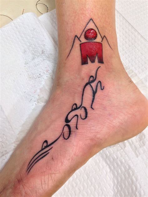 My new Ironman Tattoo #triathlons #ironmancanada #lovelife | Iron man tattoo, Foot tattoos ...