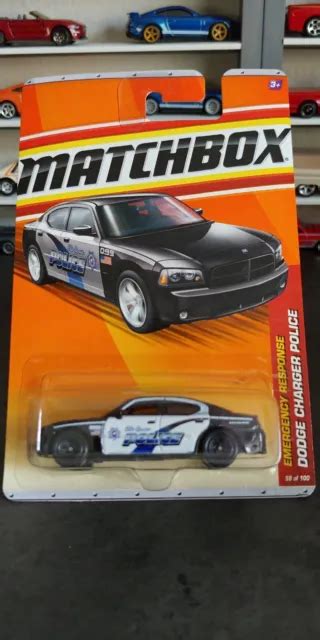 MATCHBOX EMERGENCY RESPONSE ~ DODGE CHARGER POLICE CAR (58/100) 2010 $19.99 - PicClick