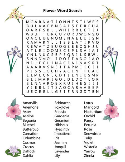 Printable Word Searches 10 Free Printable Word Search Puzzles | Images and Photos finder