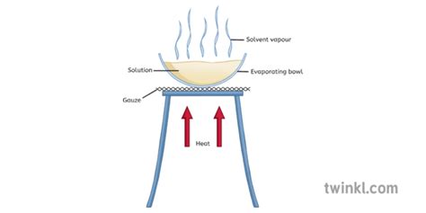 Diagram Of Evaporation With Labelled Parts