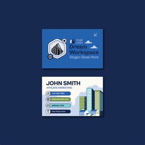 Free PSD | Architecture project business card template