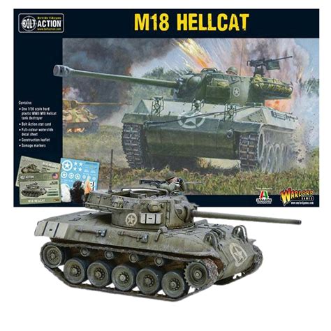 Buy Bolt Action Miniatures - Warlord Games M18 Hellcat US Army Model ...