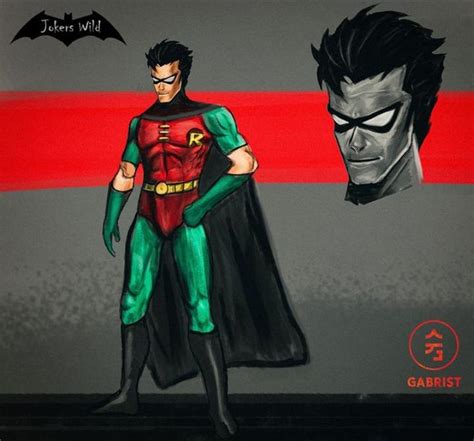 Robin concept art i did for a fan-made animated series : r/batman