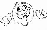 Emoji Coloring Page sketch template