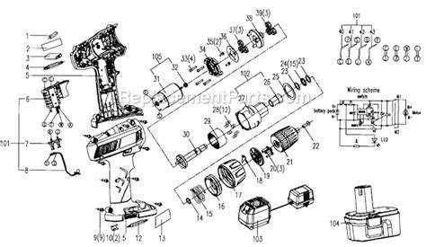 Craftsman 17211810 - Cordless Drill - eReplacementParts.com