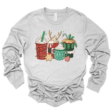Plus Size Christmas Coffee Sweatshirt - Etsy