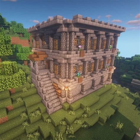 Cool building idea | Minecraft castle, Minecraft building, Minecraft houses