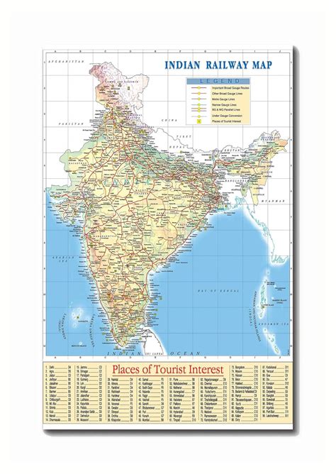 Tamatina Wall Posters | Educational Posters | Geography | India Map ...