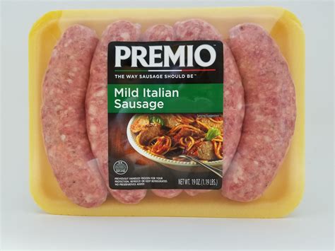 Premio Mild Italian Sausage 19oz - Walmart.com - Walmart.com