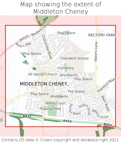 Where is Middleton Cheney? Middleton Cheney on a map