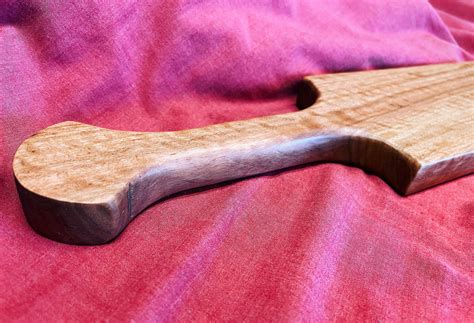 Grey Box Hardwood Spanking Paddle - Australian Hardwood Spanking Paddle