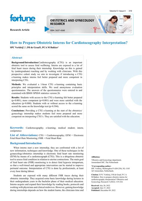 (PDF) How to Prepare Obstetric Interns for Cardiotocography Interpretation?