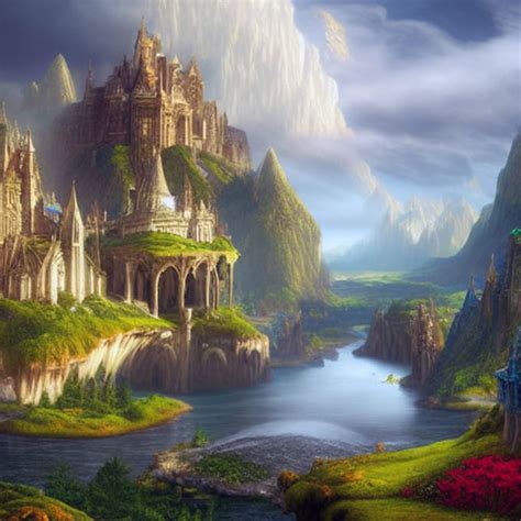 Do fantasy environment, concept art , landscape for you by ...