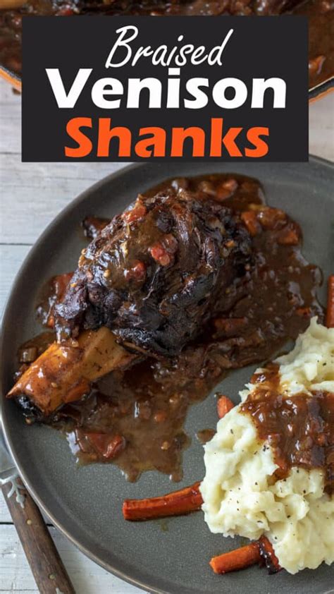 Braised Venison Shanks - Binky's Culinary Carnival