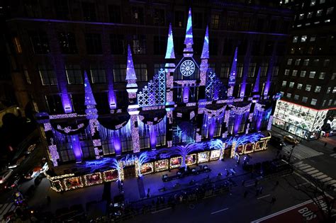 Saks Fifth Avenue's NYC holiday light display gets a 2020 spin